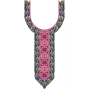 Neck Embroidery Design 20529