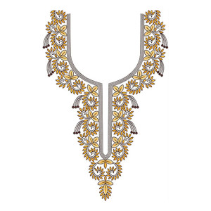 Neck Embroidery Design 20533