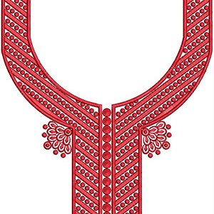 Neck Embroidery Design 20539