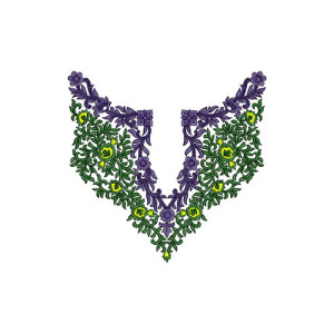 Neck Embroidery Design 20542