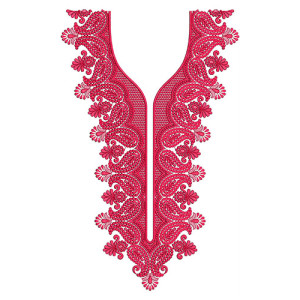 Neck Embroidery Design 20544
