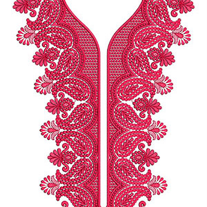 Neck Embroidery Design 20544