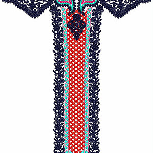 Neck Embroidery Design 20551