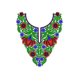 Neck Embroidery Design 20553