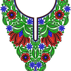 Neck Embroidery Design 20553