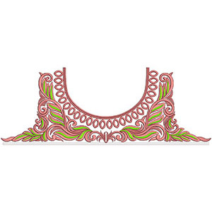 Neck Embroidery Design 20565