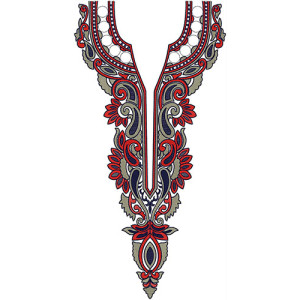 Neck Embroidery Design 20567