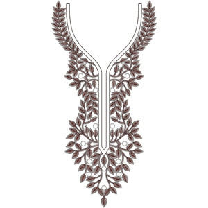 New Neck Embroidery Design 20827