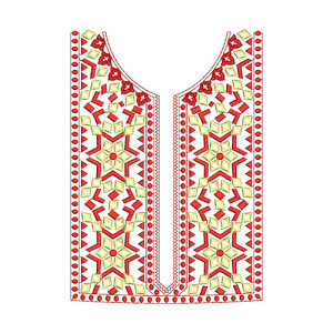 New Neck Embroidery Design 20973