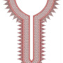 The Aztec Peak Neck Embroidery Design