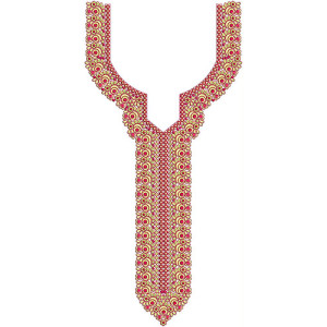 Embroidery Tape Trim Symmetric Flower 21076