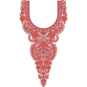 Neck Embroidery Design 21110