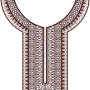 Punjabi Phulkari Neck Embroidery Designs 21159