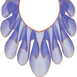 Neck Embroidery Design