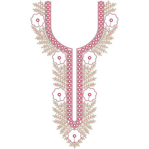 Neck Embroidery Design for Jardoshi Handwork 21856