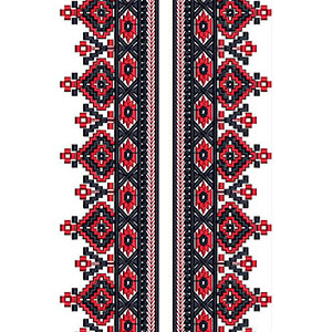 Folk Wear Of Bulgaria Traditional Drees Neck Embroidery Design 21899
