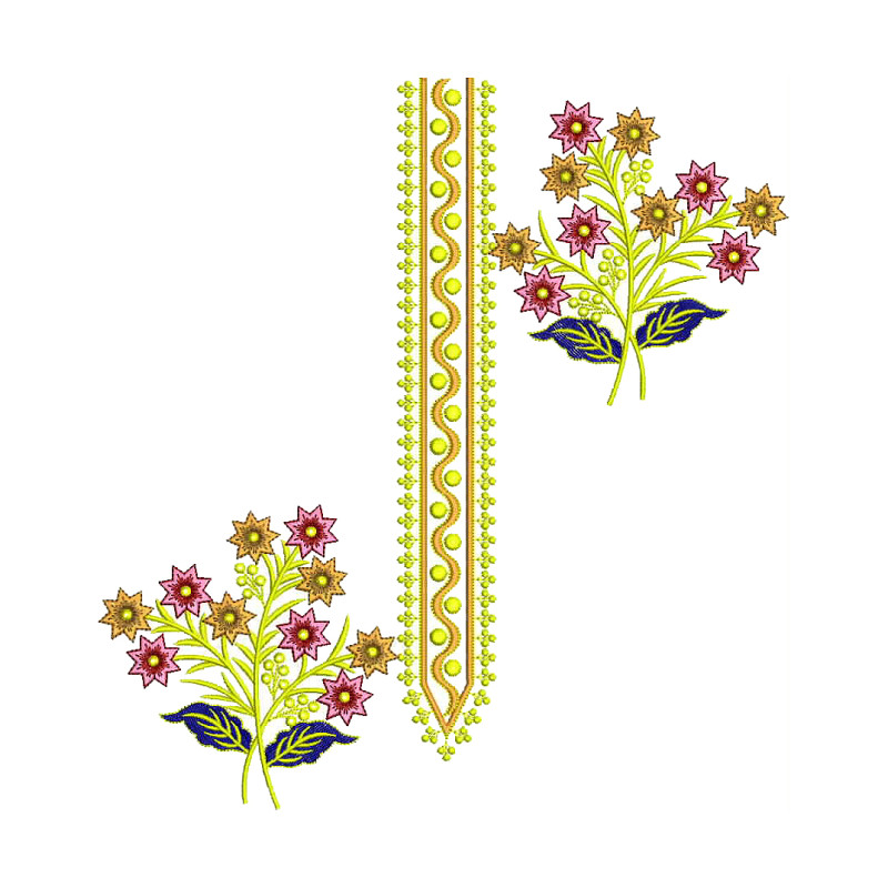Springtime Vine & Sprigs Embroidery Design