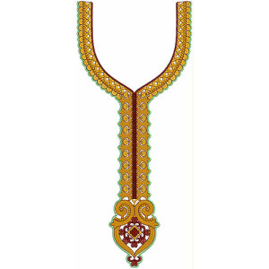 New Neck Embroidery Design 22118