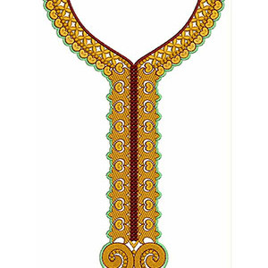 New Neck Embroidery Design 22118
