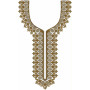Palestinian Neck Embroidery Design 22126