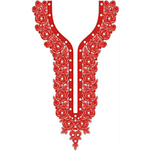 New Neck Embroidery Design 22151