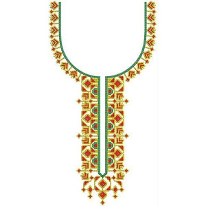 Traditional Styles Neck Embroidery Designs 22242