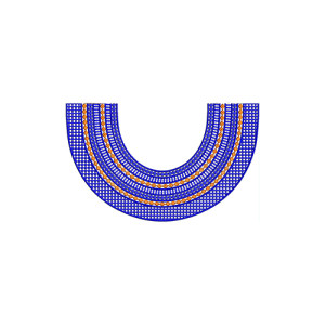 Neckline Embroidery Design 22333