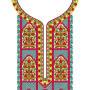 Pakistani Culture Neck Embroidery Design 22623