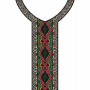 Arabic Women Neck Embroidery Design 22872