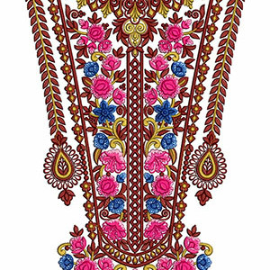 Hot Collection Of Neck Embroidery Design 22874