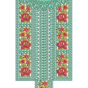 Latest neck Embroidery Design 22948