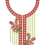 Stylish Neck Embroidery Design 23056