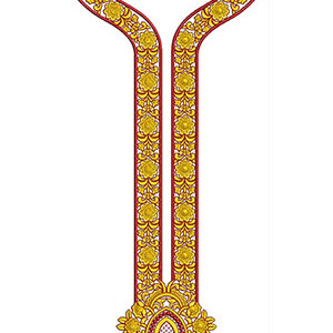 Long Neck Embroidery Designs 23059