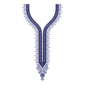 Florida Neck Embroidery Design 23206