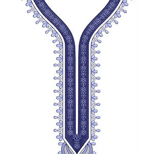 Florida Neck Embroidery Design 23206