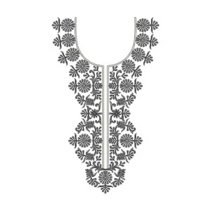 Latest Neck Embroidery Design 23264