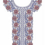 Lovely Dress Neck Embroidery Design 23266