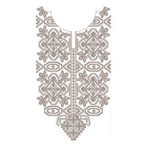 China Style Neck Embroidery Design 23268