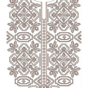China Style Neck Embroidery Design 23268