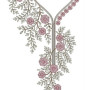 Floral Neck Embroidery Design 23270