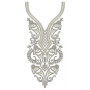 Beautiful Neck Chain Stitch Embroidery Design 23286