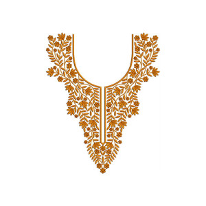 Short Neck Embroidery Design 23339