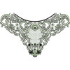 Algerian Neck Embroidery Design 23359