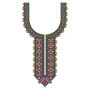 Cross-Stitch Neck Embroidery Design 23369