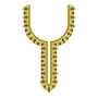 Tunic Neck Embroidery Design 23395