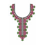 Dazzling Neck Embroidery Design