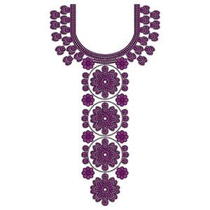 Tolerant Neck Embroidery Design