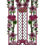 Different Flower Bunch In Neck Design