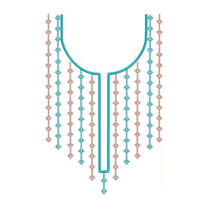 Winsome Neck Design Embroidery