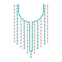Winsome Neck Design Embroidery